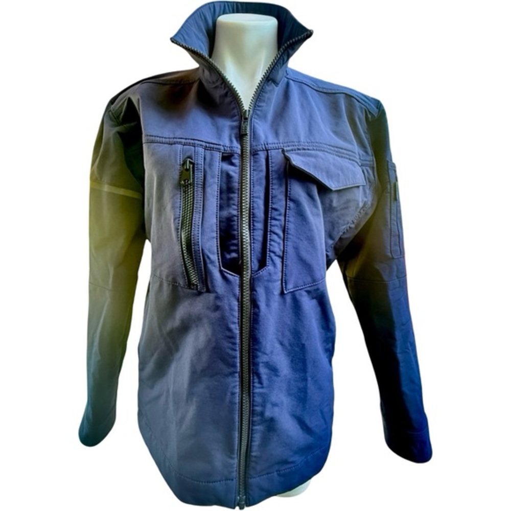 NWT Japanese Stretch Waterproof Navy Utility Jacket US M